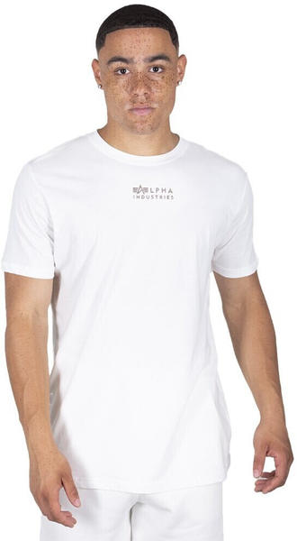 Alpha Industries Organics Emb Short Sleeve T-Shirt (118529) weiß