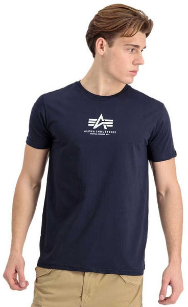 Alpha Industries Basic Ml Short Sleeve T-Shirt (118533) rep blue