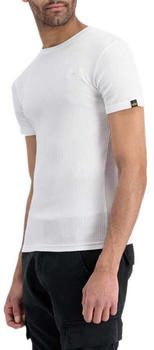 Alpha Industries X-fit Rib Short Sleeve T-Shirt (136504) weiß