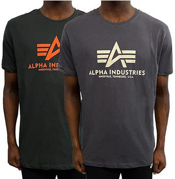Alpha Industries Basic Short Sleeve T-Shirt Units (106524) grau