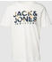 Jack & Jones T-Shirt Aus Baumwolle mit Label-Print (12224688) offwhite