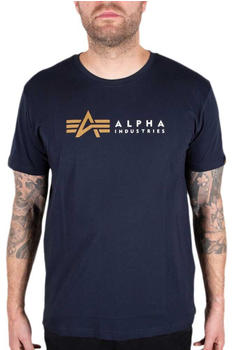 Alpha Industries Label Short Sleeve T-Shirt (118502) blau