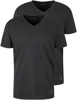 Tom Tailor Doppelpack T-Shirt (1008639) dark grey melange