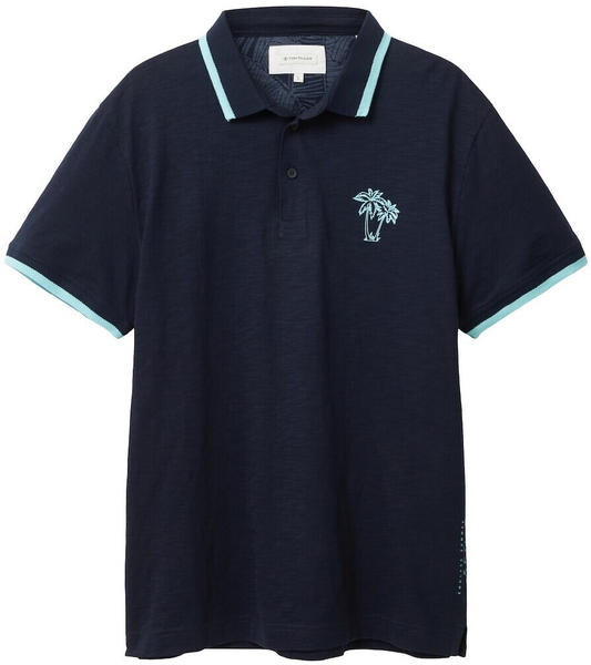 Tom Tailor Poloshirt mit Print (1036379) sky captain blue