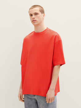 Tom Tailor Denim Oversized T-Shirt (1035912) plain red
