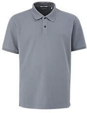 S.Oliver Poloshirt aus Baumwollpiquê (2124223) grau