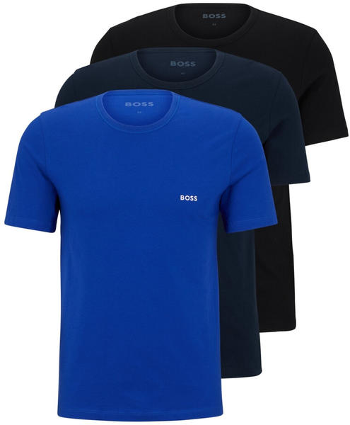Hugo Boss 3-Pack Classic Short Sleeve Round Neck T-Shirt (50475286-460) Schwarz/Blau