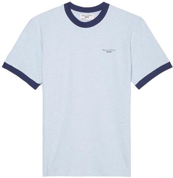Marc O'Polo Meliertes T-Shirt Regular (376214551380) pale blue melange