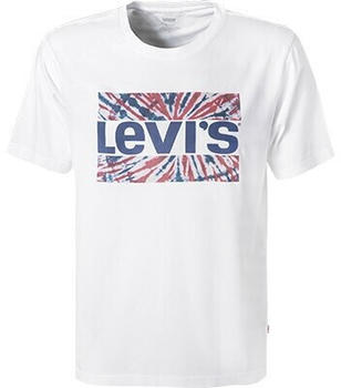 Levi's Relaxed Fit Tee (16143) poster caviar white