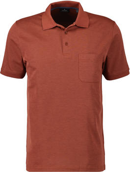 Ragman Kurzarm Softknit Poloshirt (540391-543) gebranntes orange