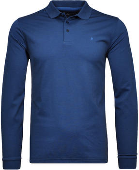 Ragman Softknitpolo langarm "Modern Fit" (5444091-793) dunkelblau