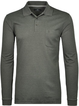 Ragman Poloshirt langarm (5493691-194) grau-melange
