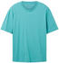 Tom Tailor Denim T-Shirt mit V-Ausschnitt (1036449-31044) deep turquoise