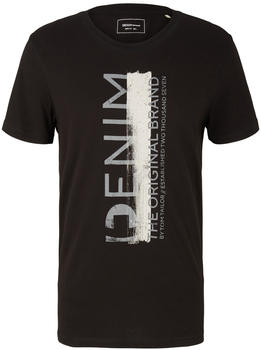 Tom Tailor Denim T-Shirt mit Print (1034728-29999) black
