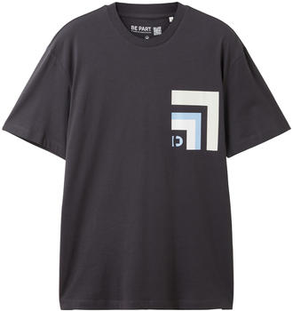 Tom Tailor Denim T-Shirt mit Print (1038749-29476) coal grey