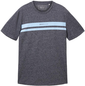 Tom Tailor Denim T-Shirt mit Print (1038750-13684) sky captain blue non-solid