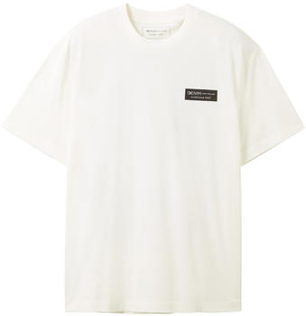 Tom Tailor Denim T-Shirt mit Photoprint (1037664-12906) wool white