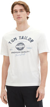 Tom Tailor T-Shirt mit Logo Print (1037735-20000) white