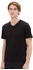 Tom Tailor T-Shirt mit V-Ausschnitt im Doppelpack (1037738-29999) black