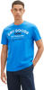TOM TAILOR T-Shirt, (Packung, 2 tlg.), 1x mit großem Print 1x mit kleinem Logo...