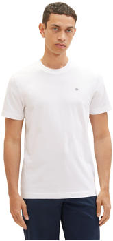 Tom Tailor T-Shirts mit Logo Print im Doppelpack (1037370-20000) white