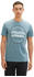 Tom Tailor T-Shirts mit Logo Print im Doppelpack (1037370-30105) deep bluish green