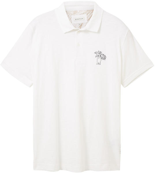 Tom Tailor Poloshirt mit Print (1036379-10332) off white