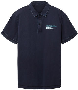 Tom Tailor Poloshirt mit Logo Print (1036414-10668) sky captain blue