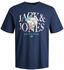 Jack & Jones JORAFTERLIFE TEE SS CREW NECK SN (12241950-4295159) navy blazer