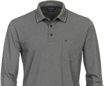 CASAMODA Polo-Shirt Langarm (433995300-774) anthrazit