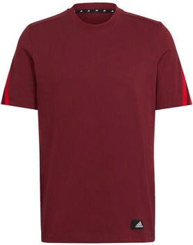 Adidas Sportswear Future Icons 3-Stripes T-Shirt shadow red