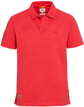 Camel Active Piqué Poloshirt aus reiner Baumwolle (409960-1P28-55) berry red