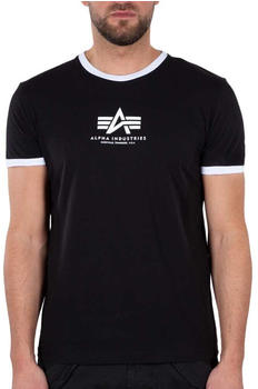 Alpha Industries Basic Contrast Ml T-Shirt (106501) schwarz