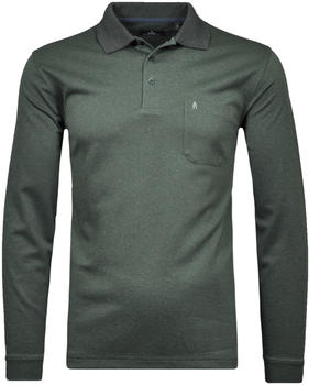 Ragman Poloshirt langarm (5493691-318) moosgrün