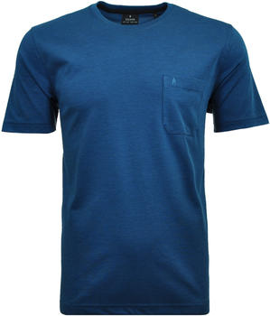 Ragman T-Shirt Softknit uni, Pflegeleicht (540380-765) blau-melange