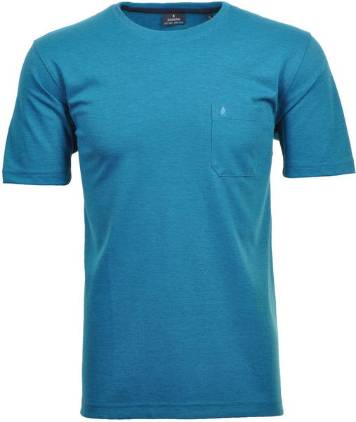 Ragman T-Shirt Softknit uni, Pflegeleicht (540380-797) türkisblau