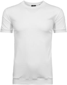 Ragman T-Shirt Rundhals mit Bündchen (485780-006) weiss