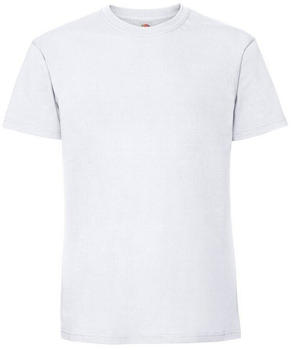 Fruit of the Loom Iconic 195 Ringspun Premium T Herren wei&szlig;