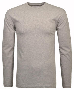 Ragman Langarm-Shirt Rundhals (400180-012) grau-melange
