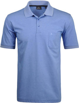Ragman Kurzarm Softknit Poloshirt (540391-718) blau
