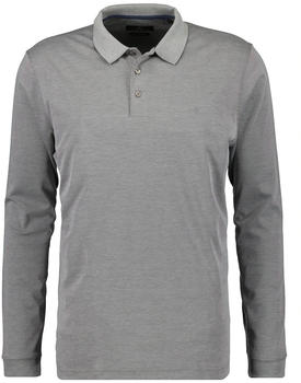 Ragman Softknitpolo langarm "Modern Fit" (5444091-023) silbergrau