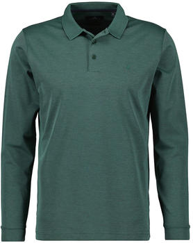 Ragman Softknitpolo langarm "Modern Fit" (5444091-318) moosgrün