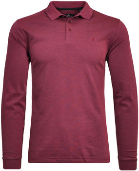 Ragman Softknitpolo langarm "Modern Fit" (5444091-620) beere