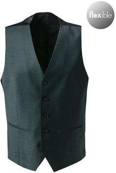 HECHTER PARIS Weste Slim Fit grün meliert