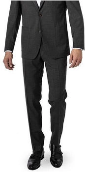 Carl Gross Hose Slim Fit grau Schurwolle
