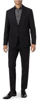 Windsor Anzug Herren Regular Fit Schurwoll-Stretch blau