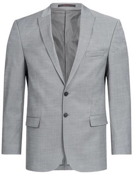 Greiff Anzugsakko Spitzfacon Slim Fit hellgrau