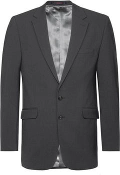 Greiff Herren Anzugsakko Revers Regular Fit anthrazit