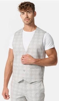 Jeff Anzugweste Herren Slim Fit Jersey hellgrau Jeff Anzugweste Herren Slim Fit Jersey hellgrau