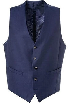 Digel Slim Fit V-Ausschnitt Schurwolle blau